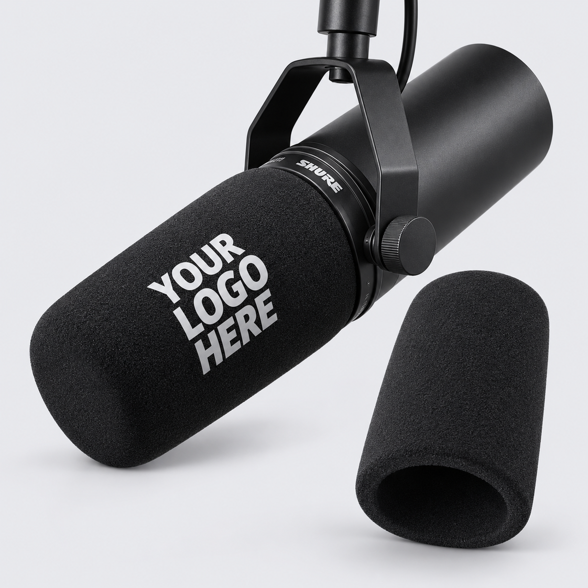 Custom Shure SM7B Mic Cover with Your Logo