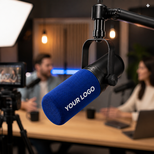 Custom Shure SM7B Mic Cover with Your Logo